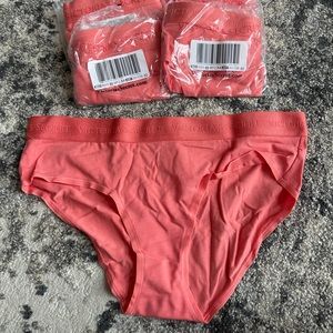 New Victoria’s Secret orange hiphugger hipster underwear size Medium